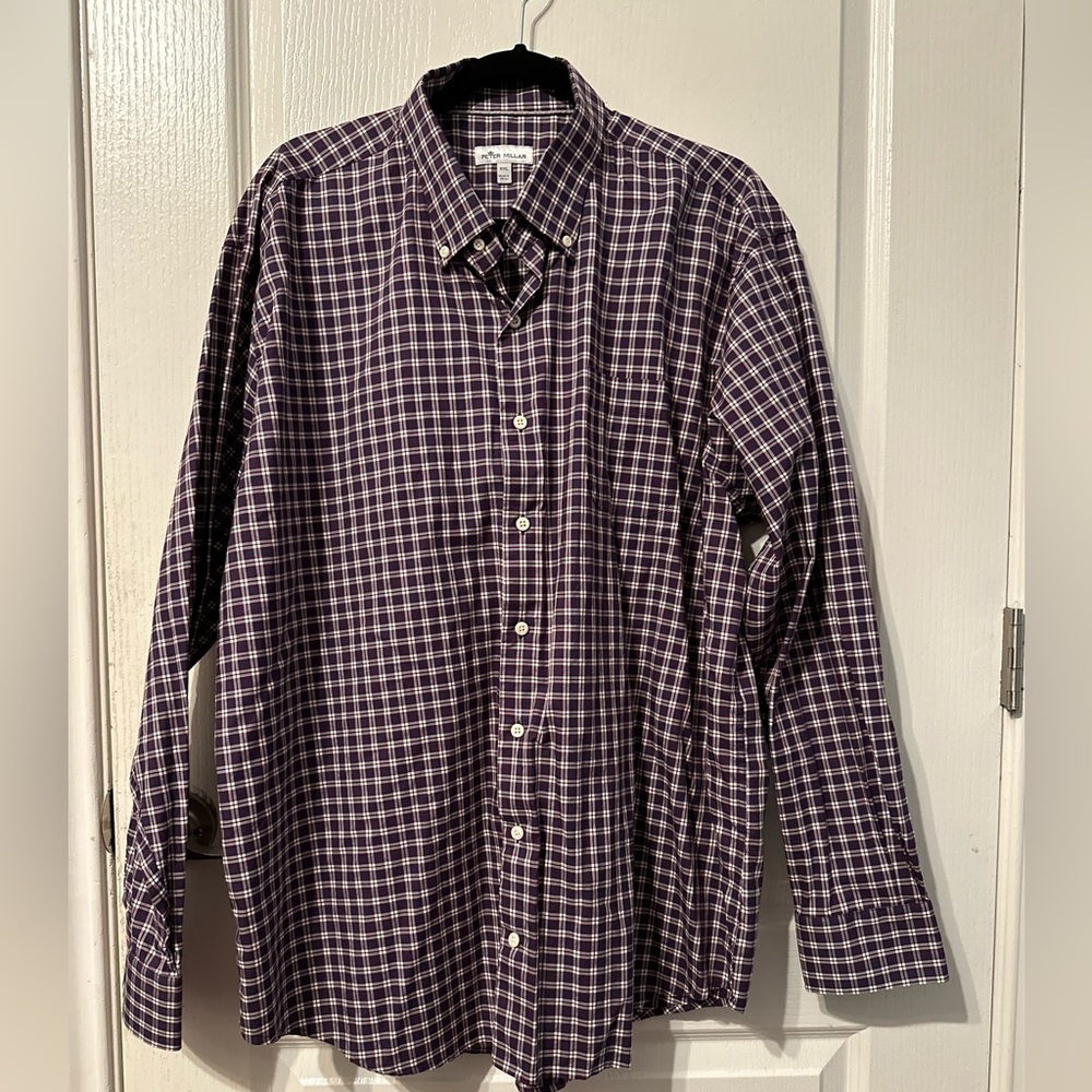 Men’s PETER MILLAR XXL BUTTON DOWN SHIRT NWOT
